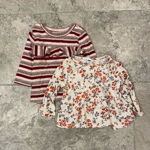 Two Soft Knit Long Sleeve Shirts